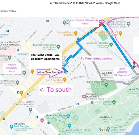 New The Twins Two-bedroom, 3 At 15 Tsani Ginchev Street, Floor 2 *