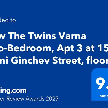 New The Twins Two-bedroom, 3 At 15 Tsani Ginchev Street, Floor 2 Appartement *